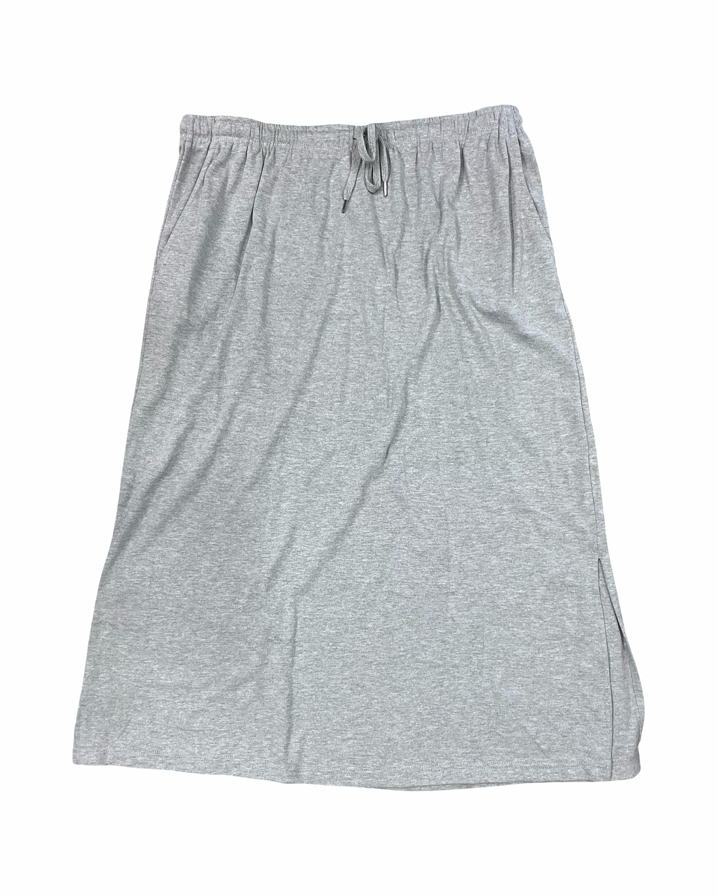 Skirt Maxi By Woman Within In Grey, Size:1X