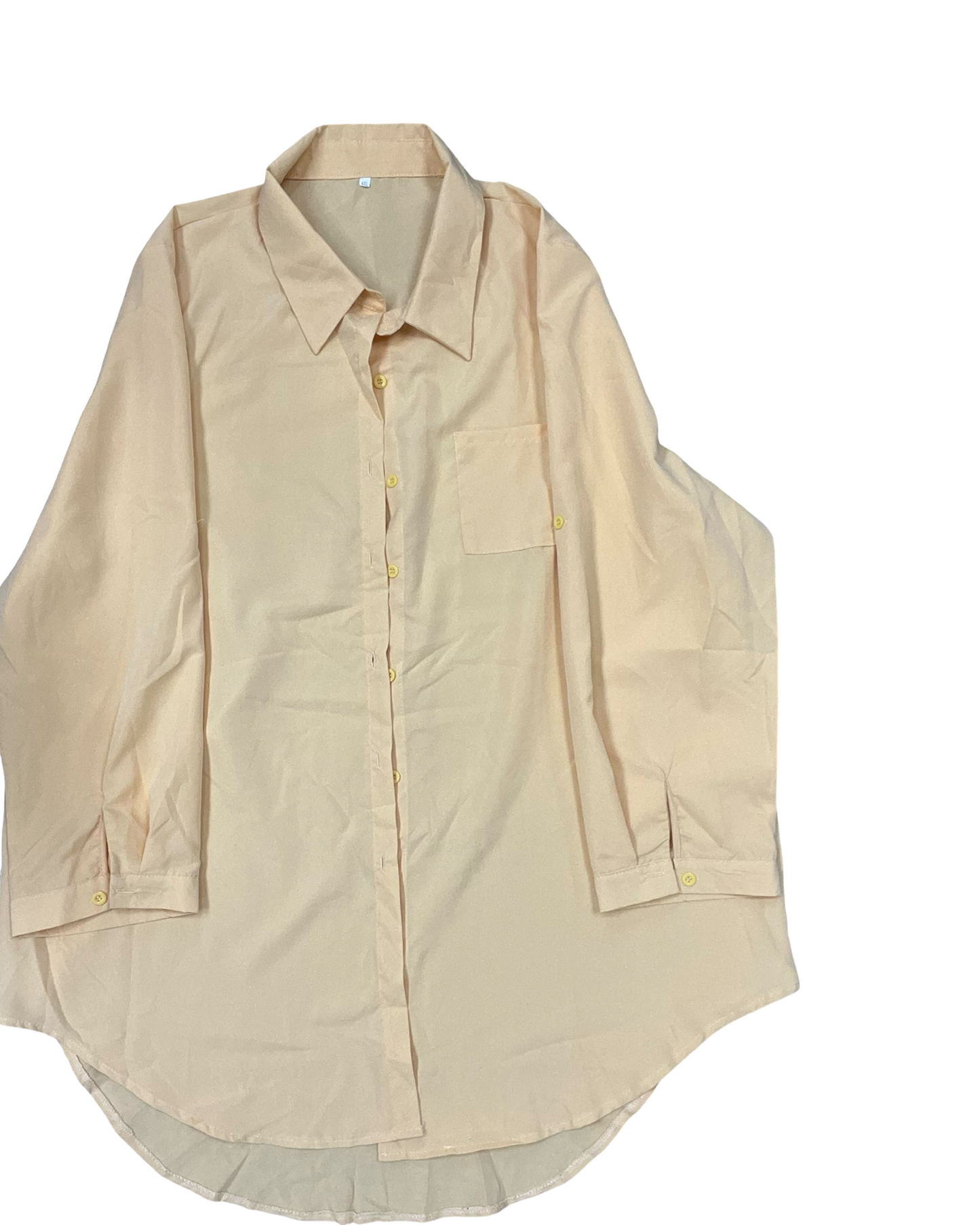 Blouse Ls By Clothes Mentor In Yellow, Size:4X