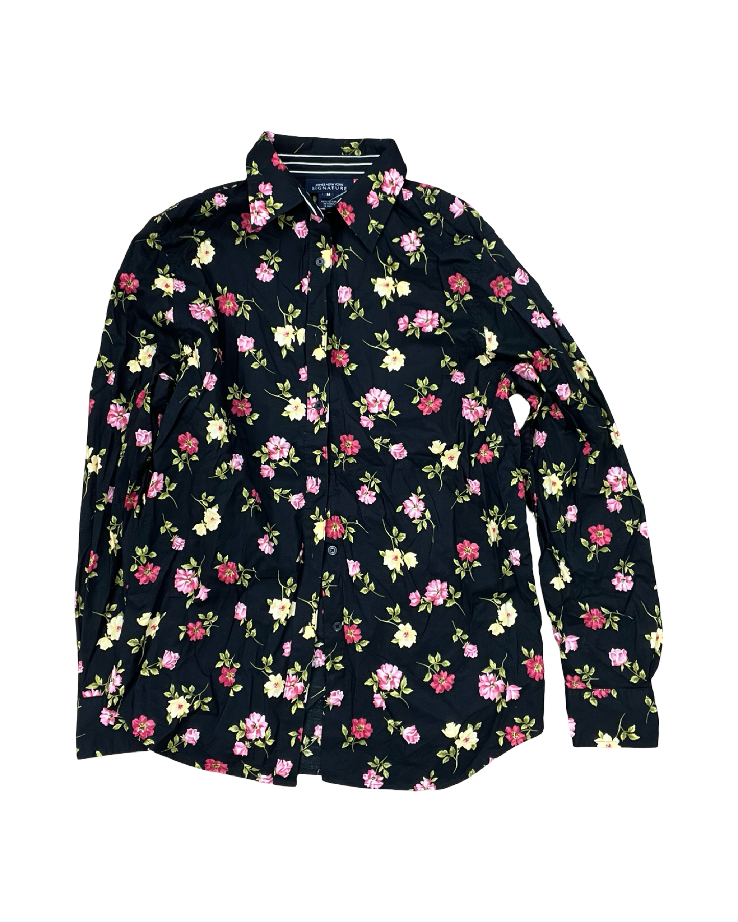 Blouse Ls By Jones New York In Black, Size:M