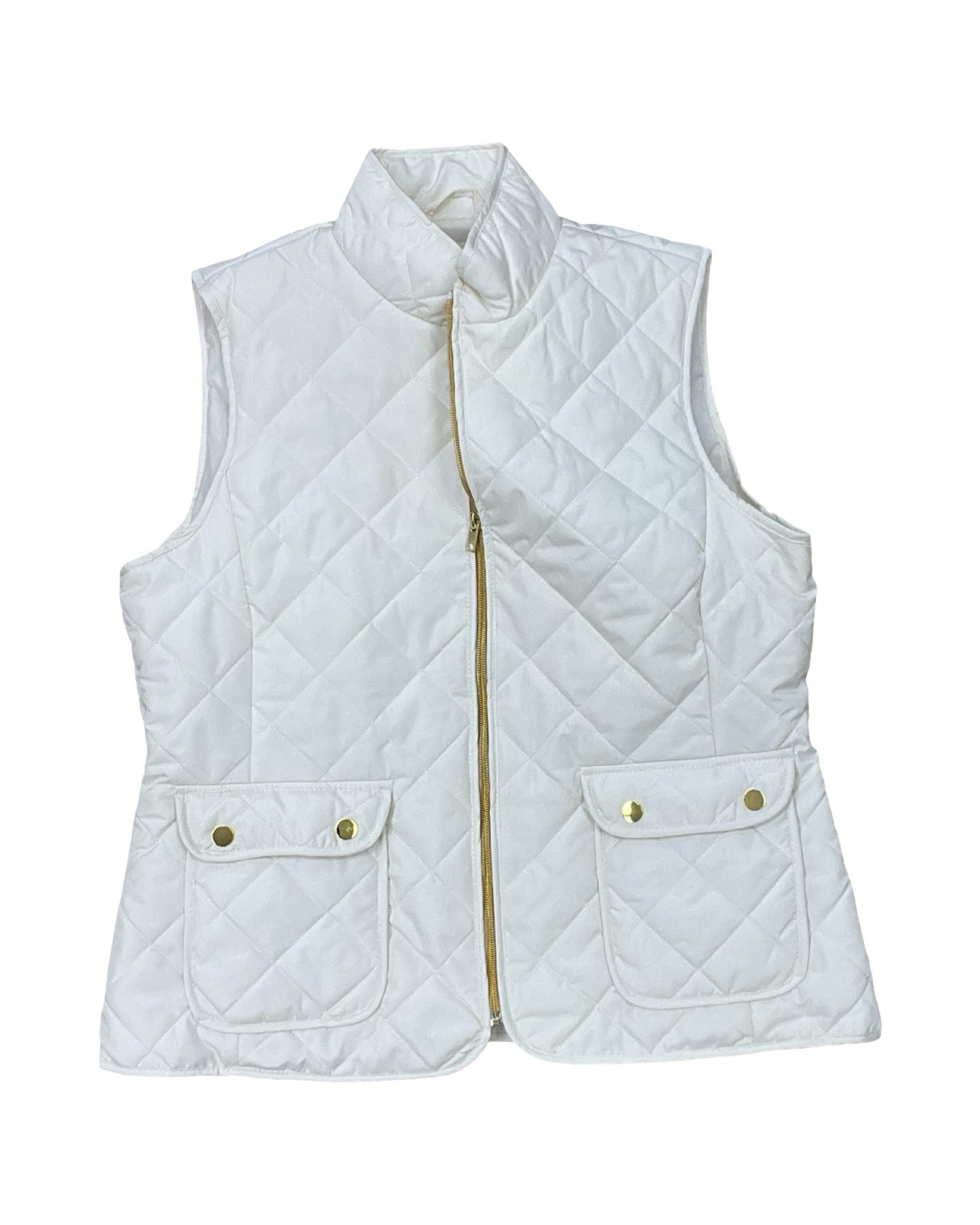 Vest Puffer & Quilted By St Johns Bay In Cream, Size:L