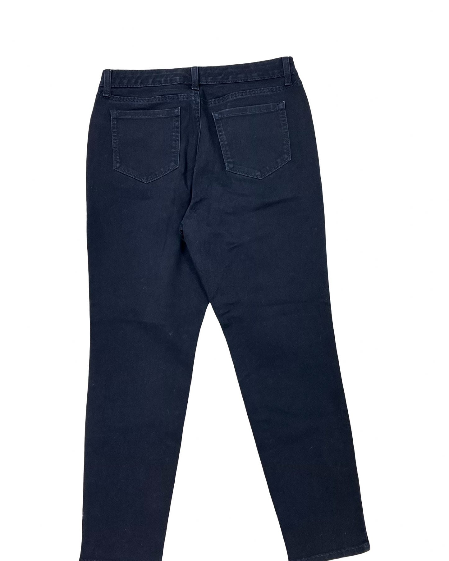 Jeans Straight By Style And Company In Black Denim, Size:8
