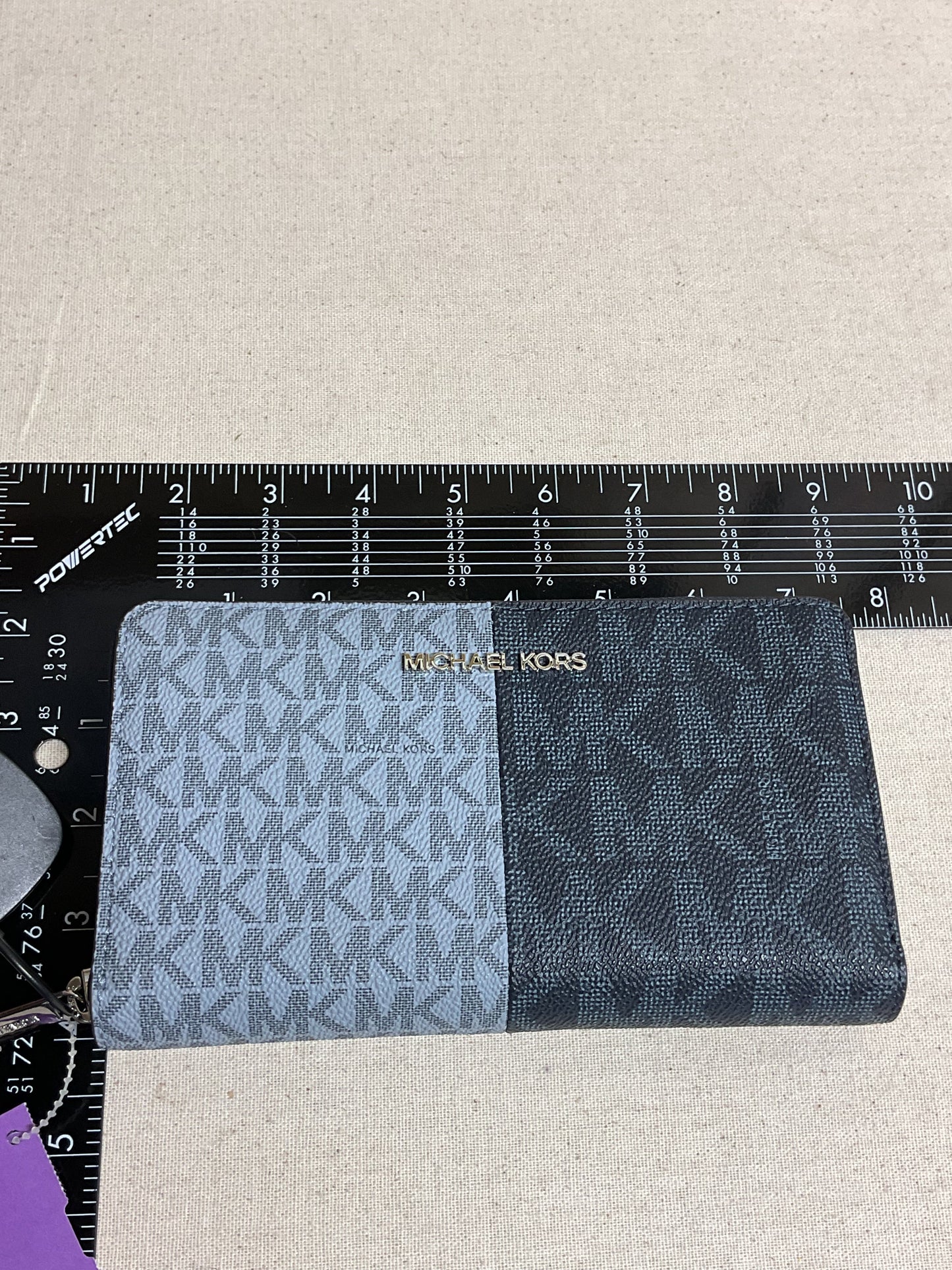 Wallet Designer By Michael Kors In Blue, Size:Large