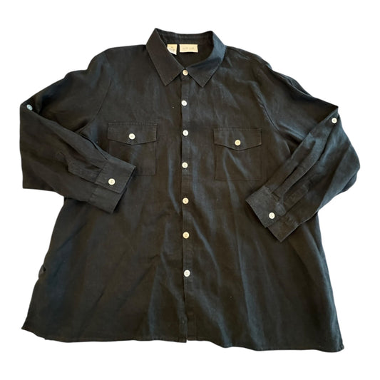 Top Ls By Studio Works In Black, Size:2X