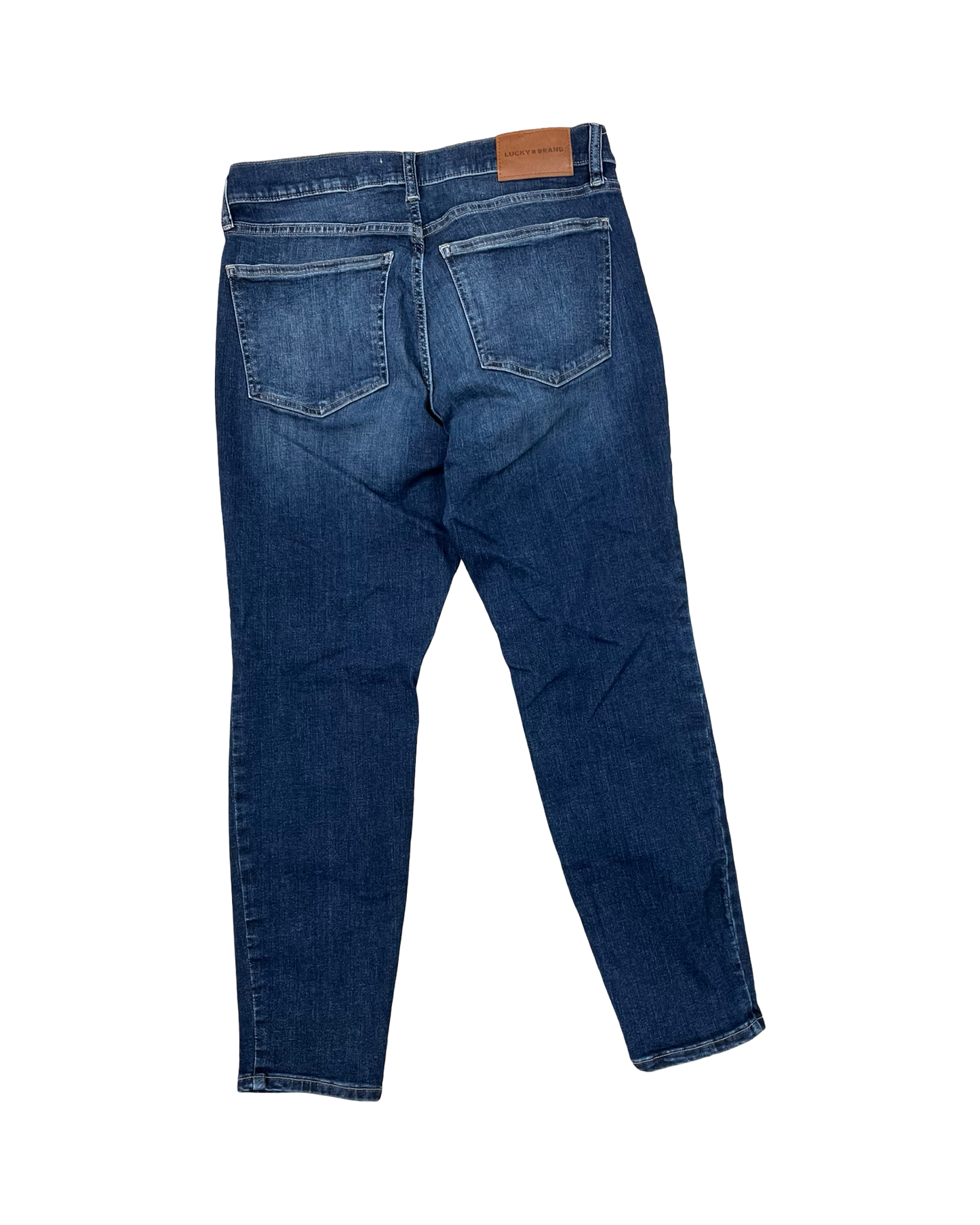 Jeans Skinny By Lucky Brand In Blue Denim, Size:10