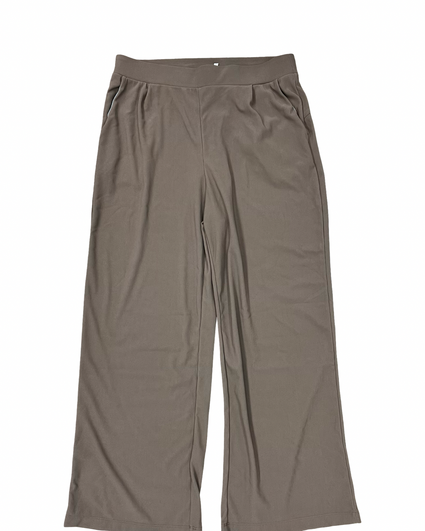 Pants Wide Leg By Halara In Brown, Size:L