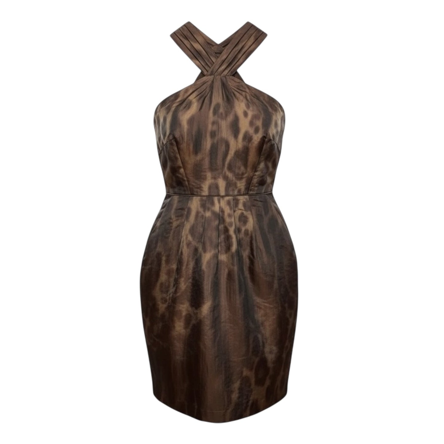 Dress Casual Short By Banana Republic In Animal Print, Size: 2