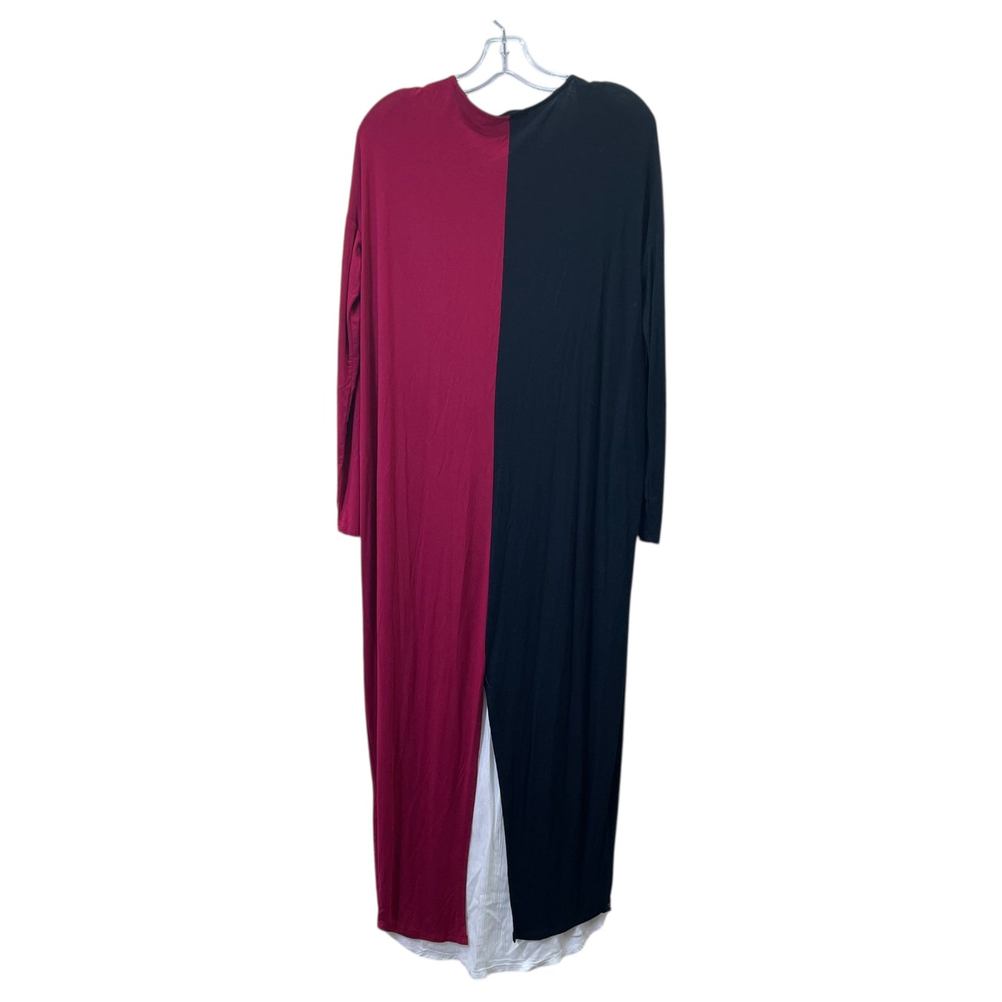 Dress Casual Maxi By Ten 6 Ten In Black & Red, Size:S