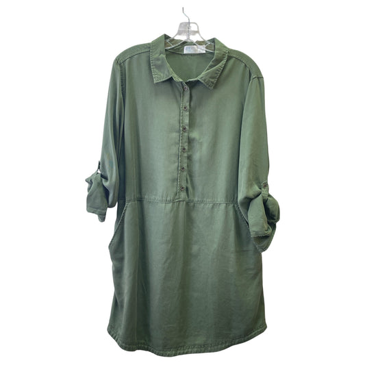 DRESS CASUAL SHORT by TIME AND TRU in GREEN, Size:L