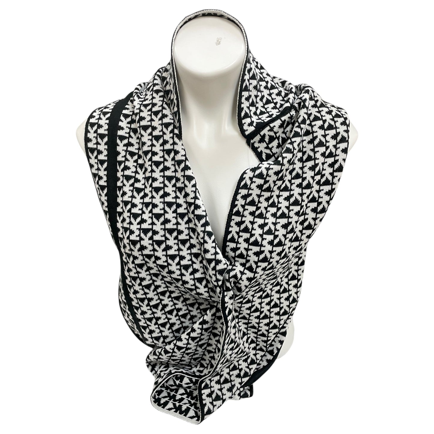 Scarf Winter By Michael By Michael Kors In Black & White