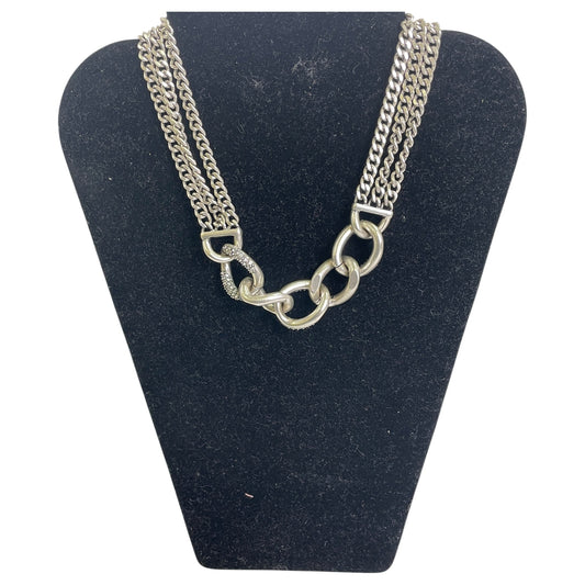 NECKLACE STATEMENT by PREMIER DESIGNS In SILVER