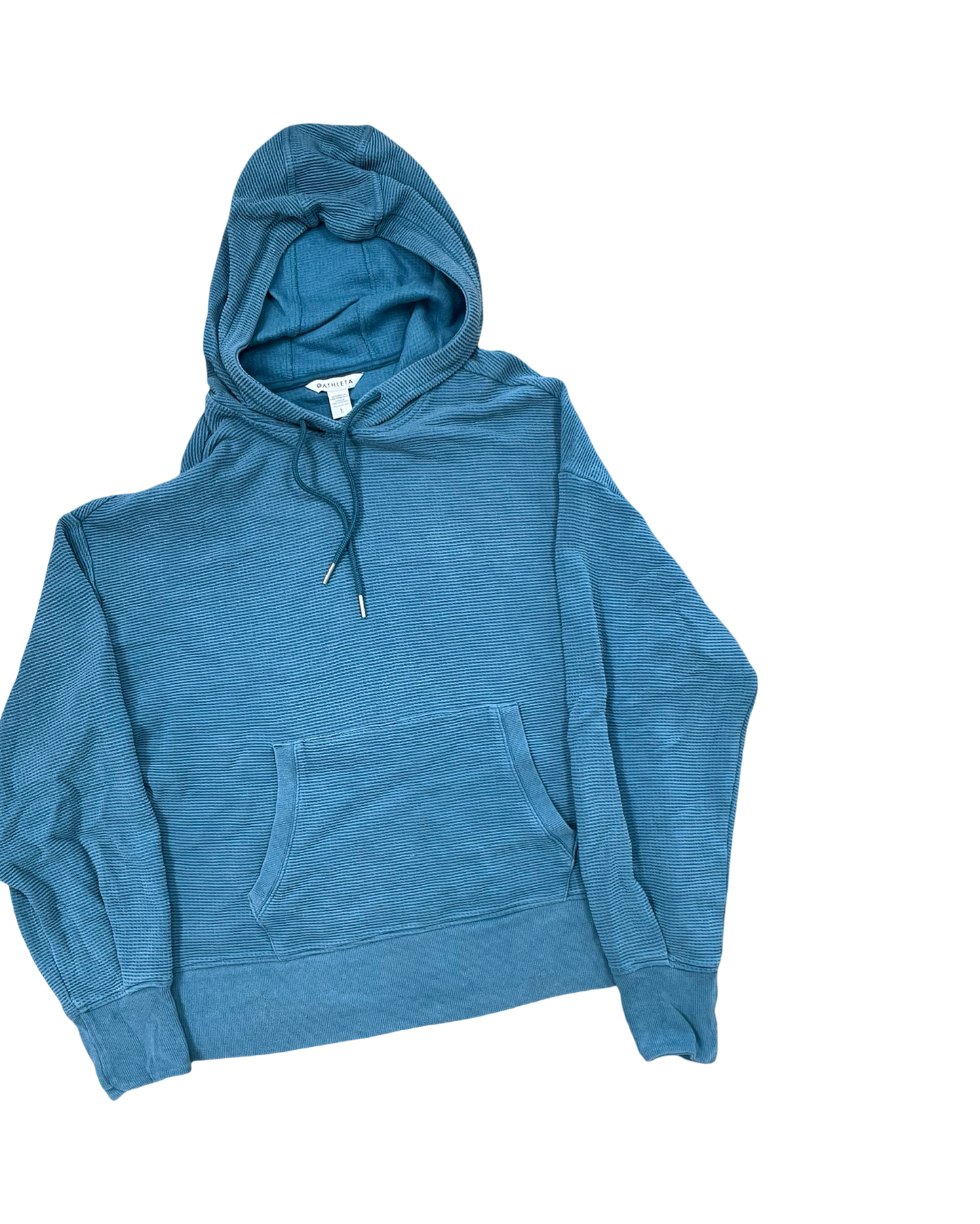 Athletic Sweatshirt Hoodie By Athleta In Teal, Size:L