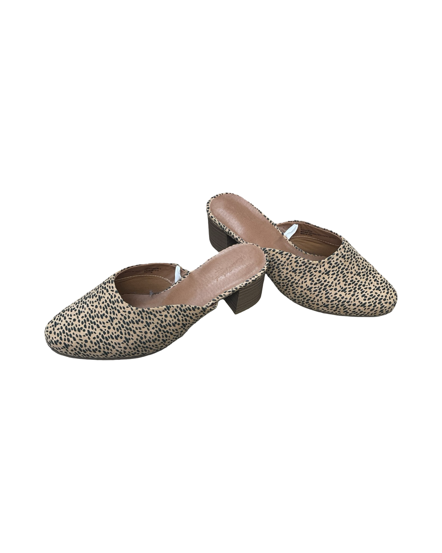 Shoes Heels Block By Universal Thread In Animal Print, Size:6.5