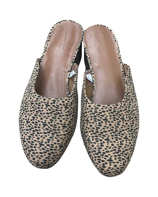 Shoes Heels Block By Universal Thread In Animal Print, Size:6.5