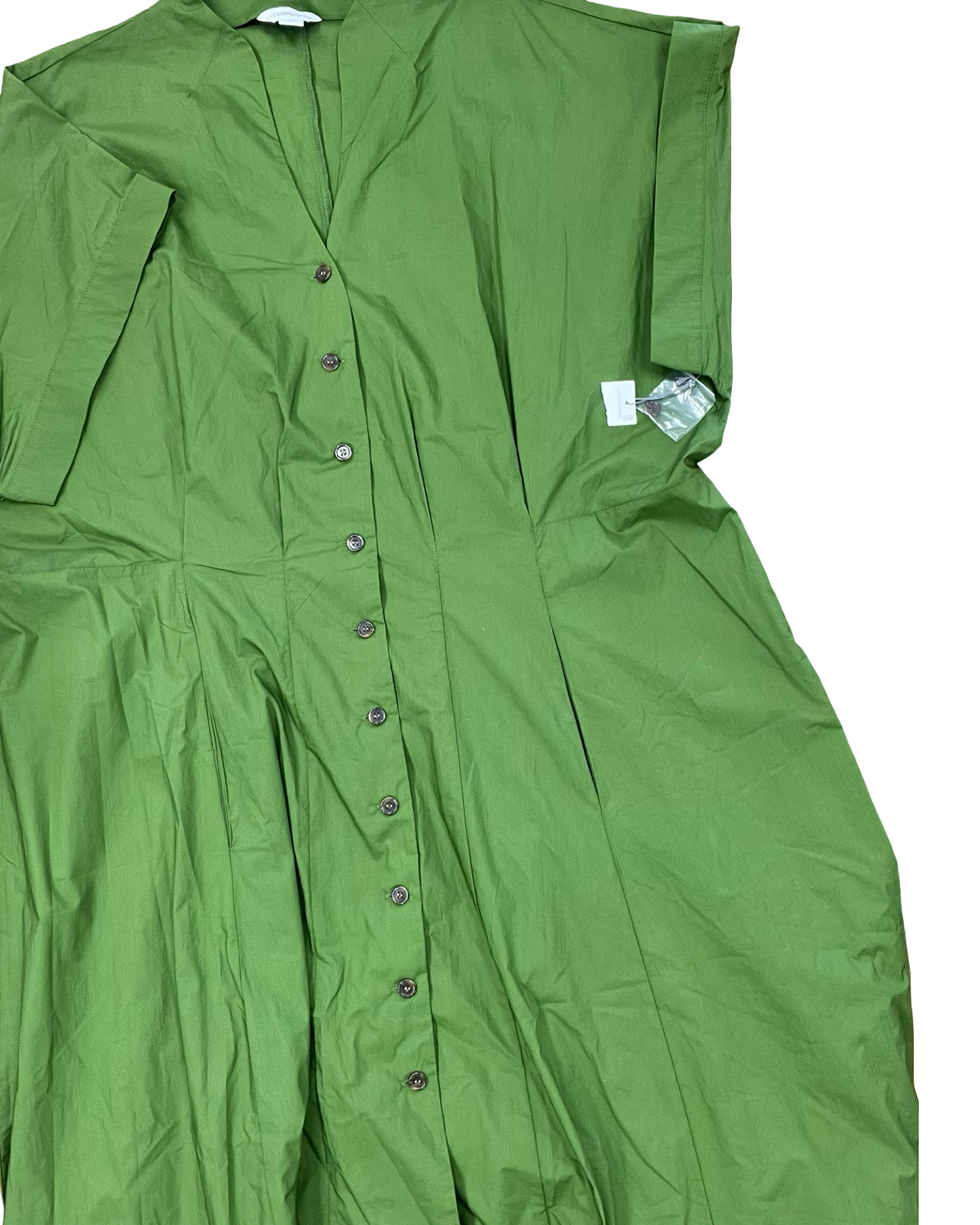 Dress Casual Maxi By Liz Claiborne In Green, Size:3