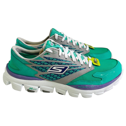 Shoes Sneakers By Skechers In Green, Size:10