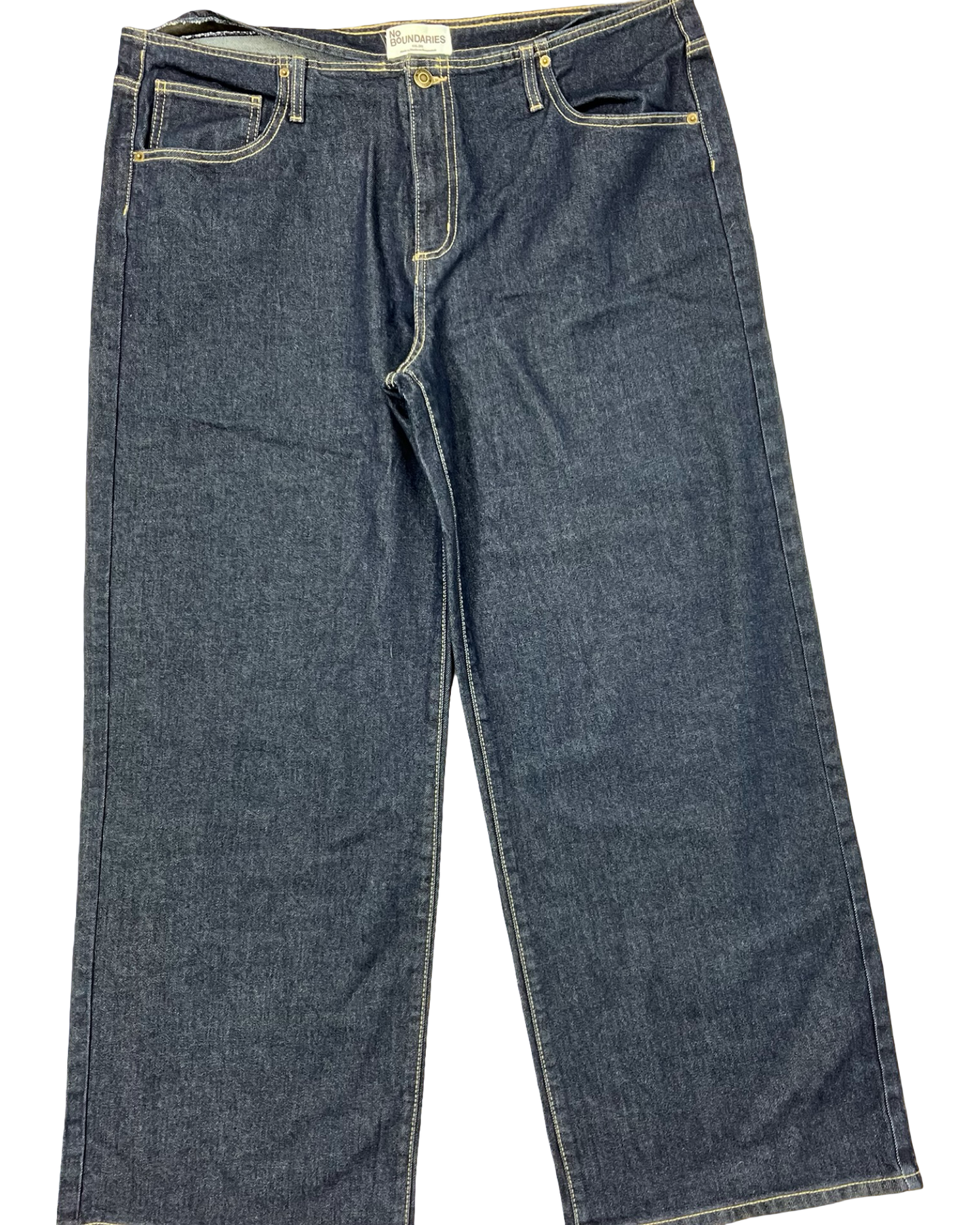 Jeans Wide Leg By No Boundaries In Blue Denim, Size:20