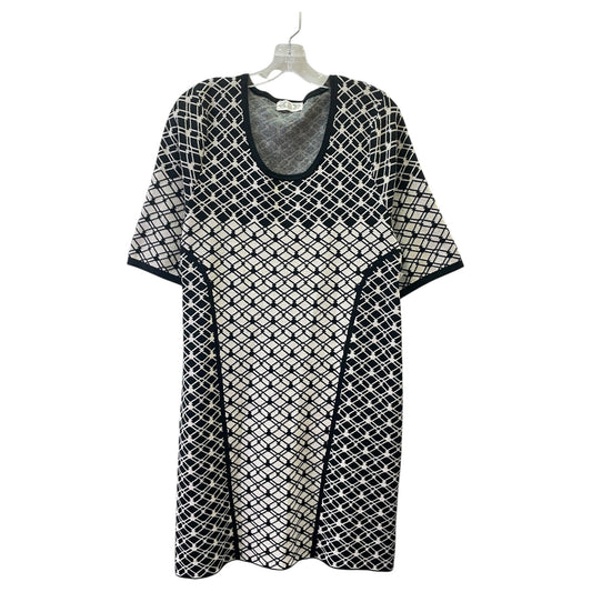 Dress Sweater By Pink Rose In Black, Size:1X