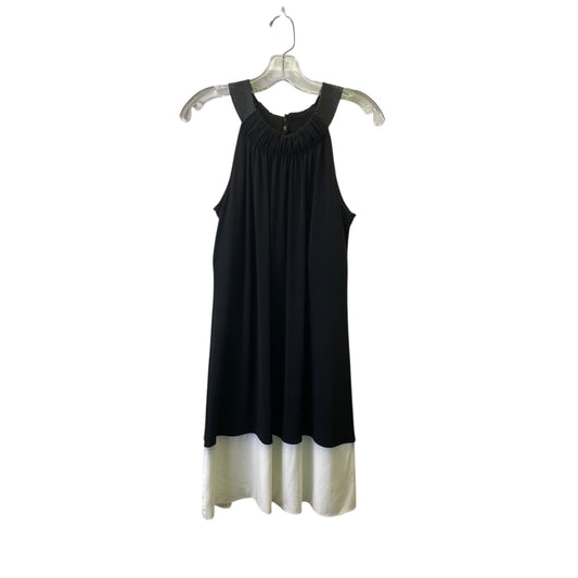 Dress Casual Midi By Calvin Klein In Black & White, Size:S