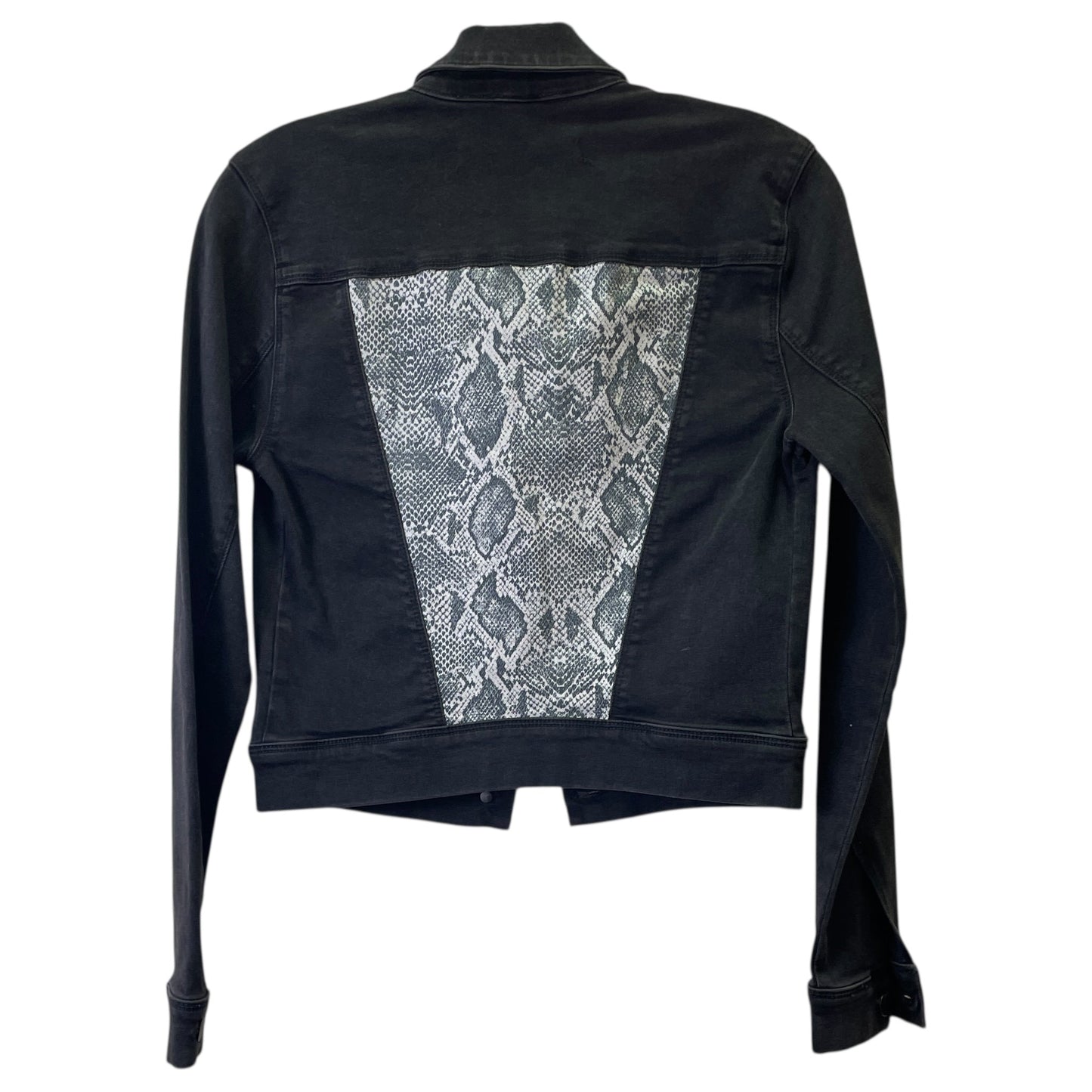 Jacket Denim By J Brand In Black Denim, Size:Xs