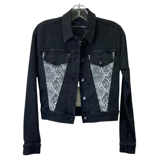 Jacket Denim By J Brand In Black Denim, Size:Xs