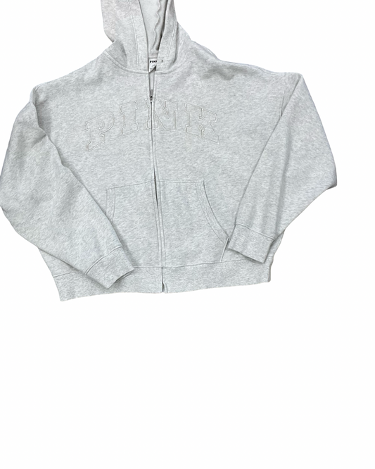 Jacket Other By Pink In Grey, Size:L