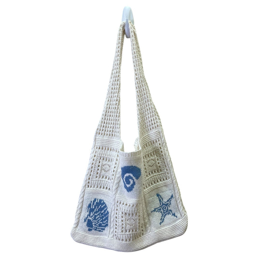 Handbag By Cmc In White, Size:Medium