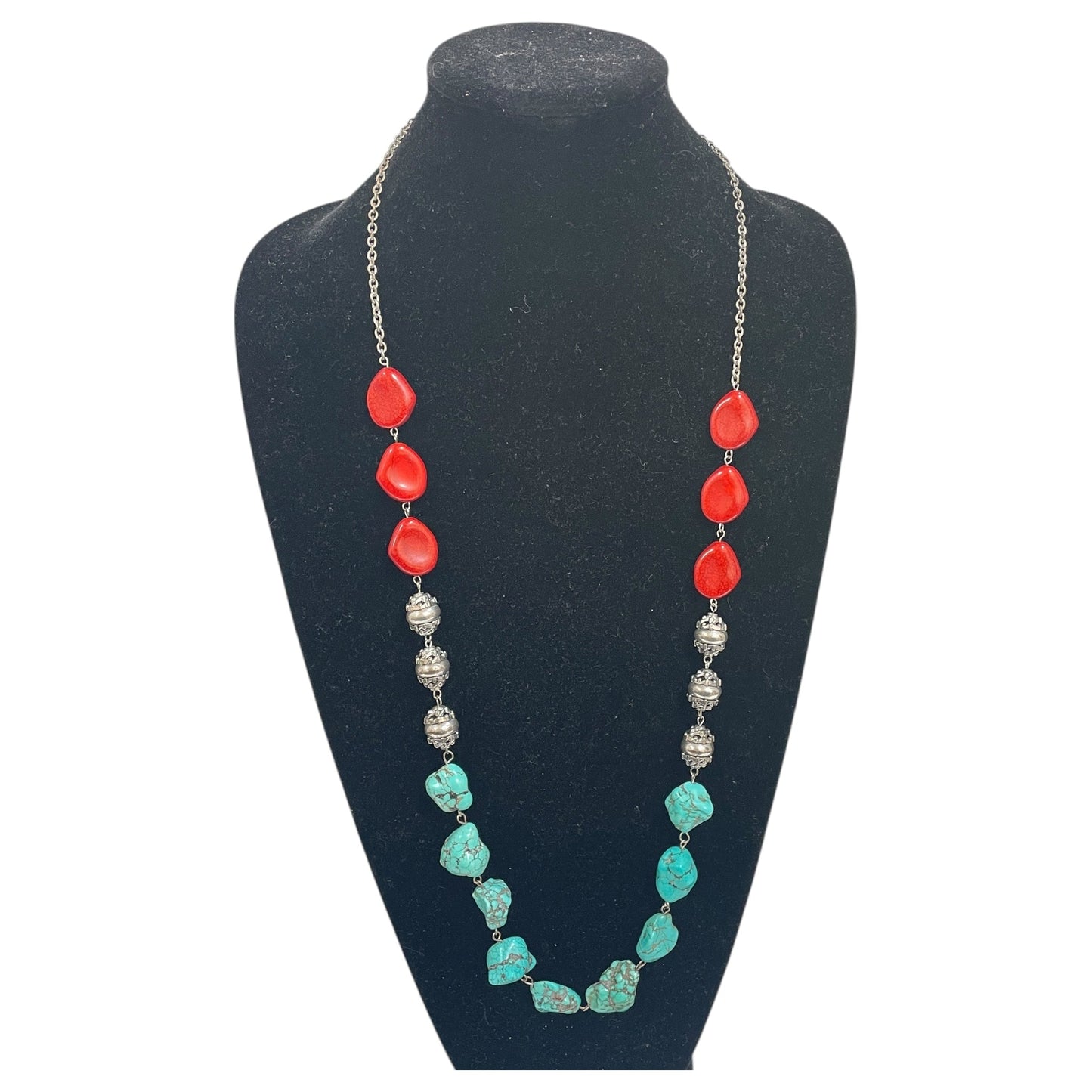 Necklace Statement By Cme In Blue
