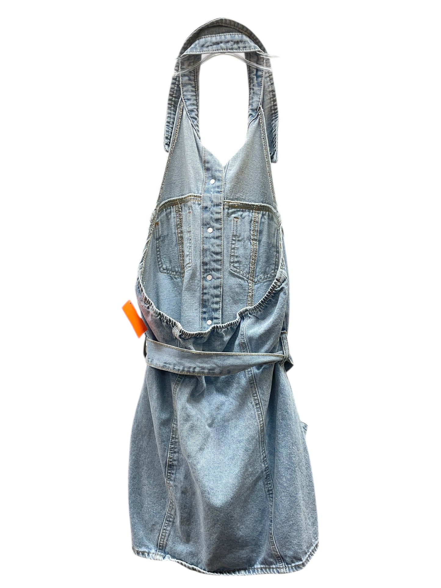Top Sleeveless By Shein In Blue Denim, Size:6