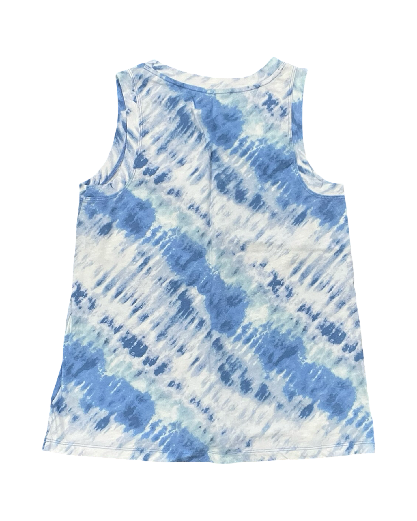 Tank Top By Time And Tru In Blue & White, Size:S