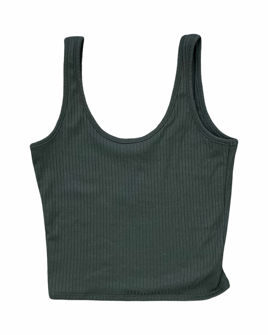 Top Sleeveless By Earthbound In Green, Size:M