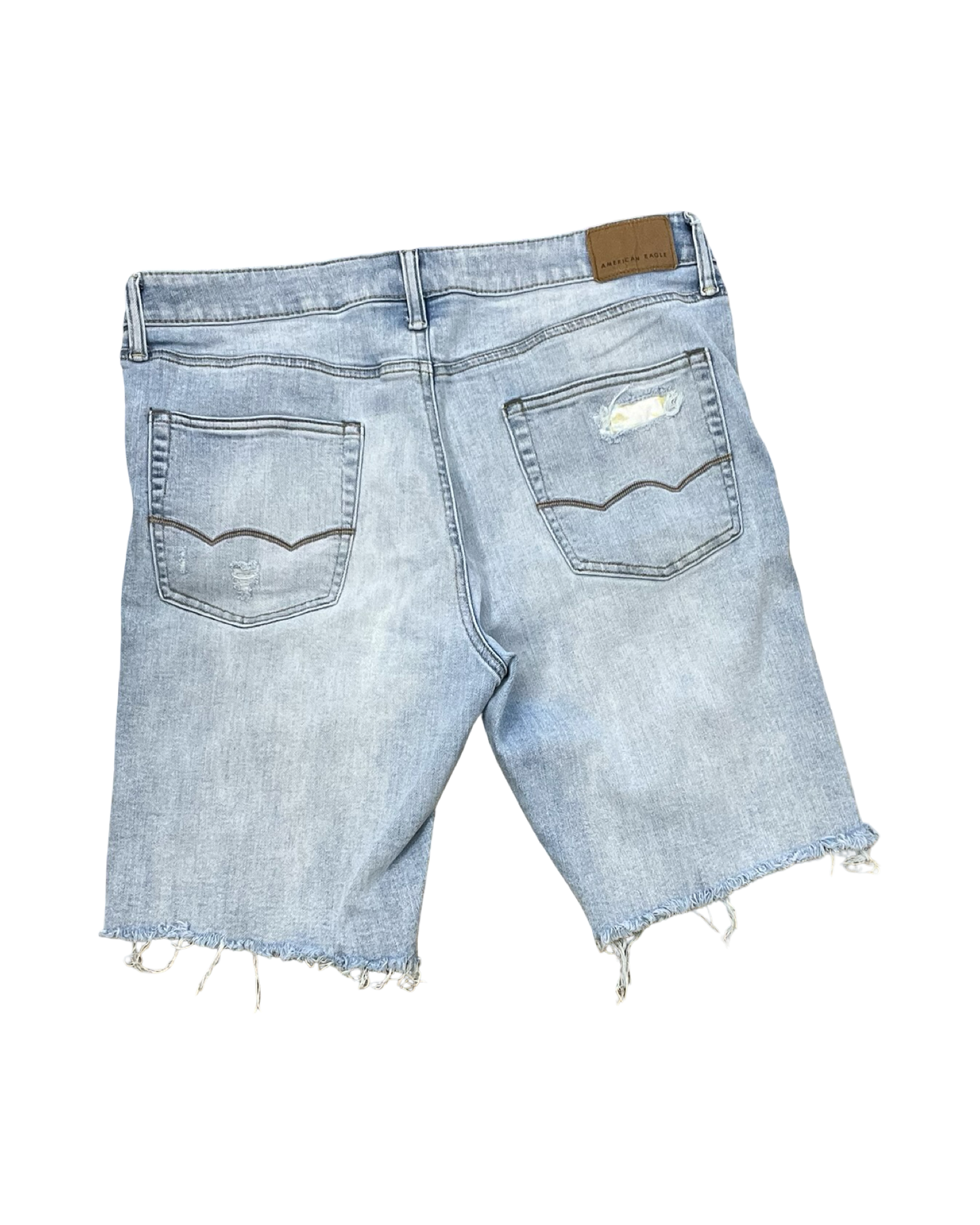 Shorts By American Eagle In Blue Denim, Size:20