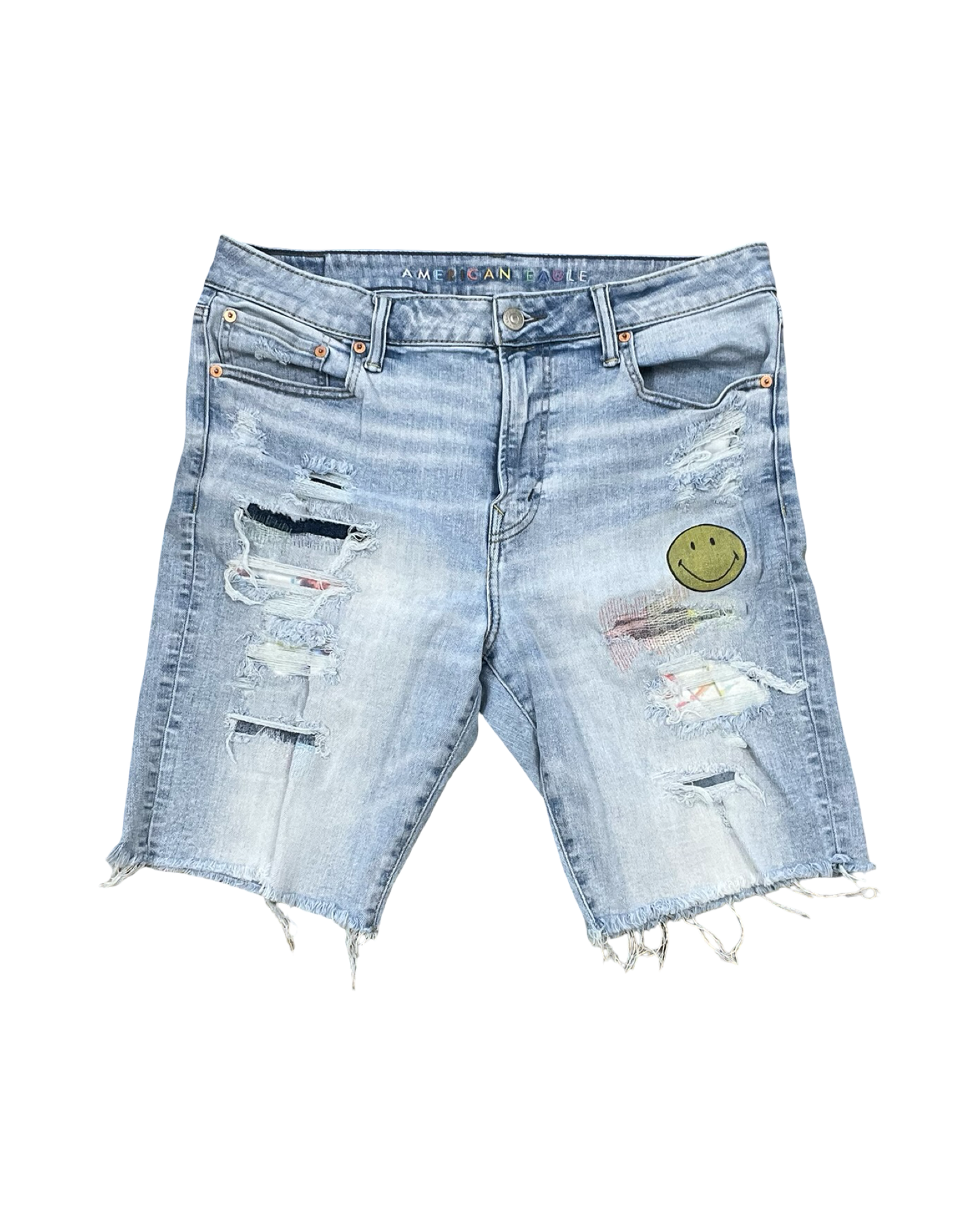Shorts By American Eagle In Blue Denim, Size:20
