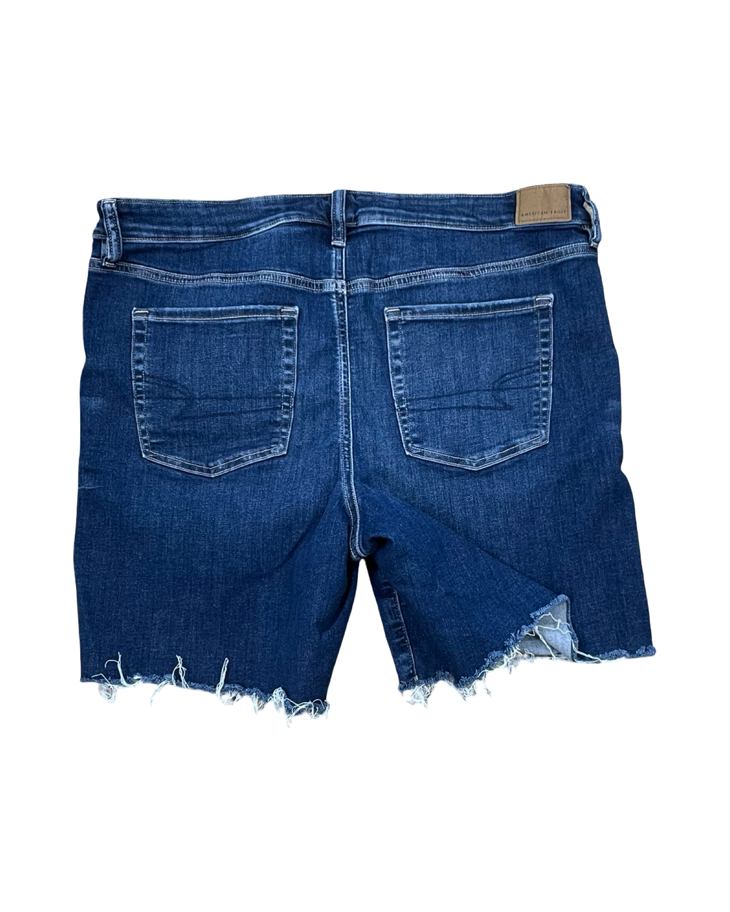 Shorts By American Eagle In Blue Denim, Size:18