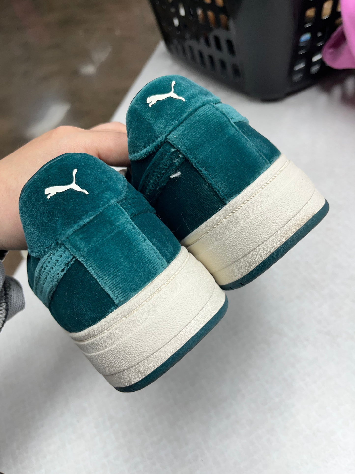 Shoes Sneakers By Puma In Green, Size:8.5