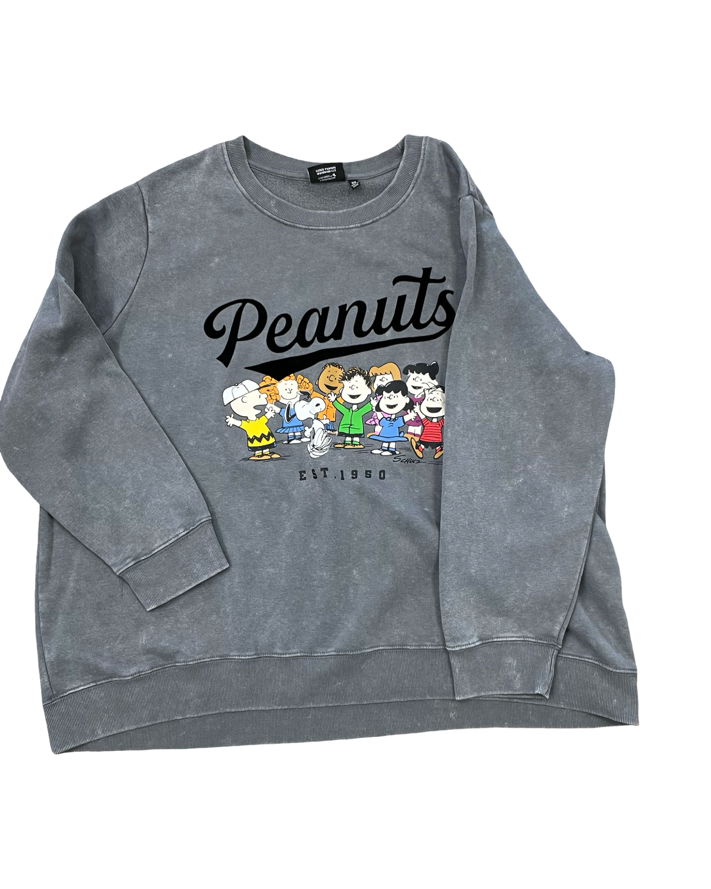 Sweatshirt Crewneck By Clothes Mentor In Grey, Size:3X