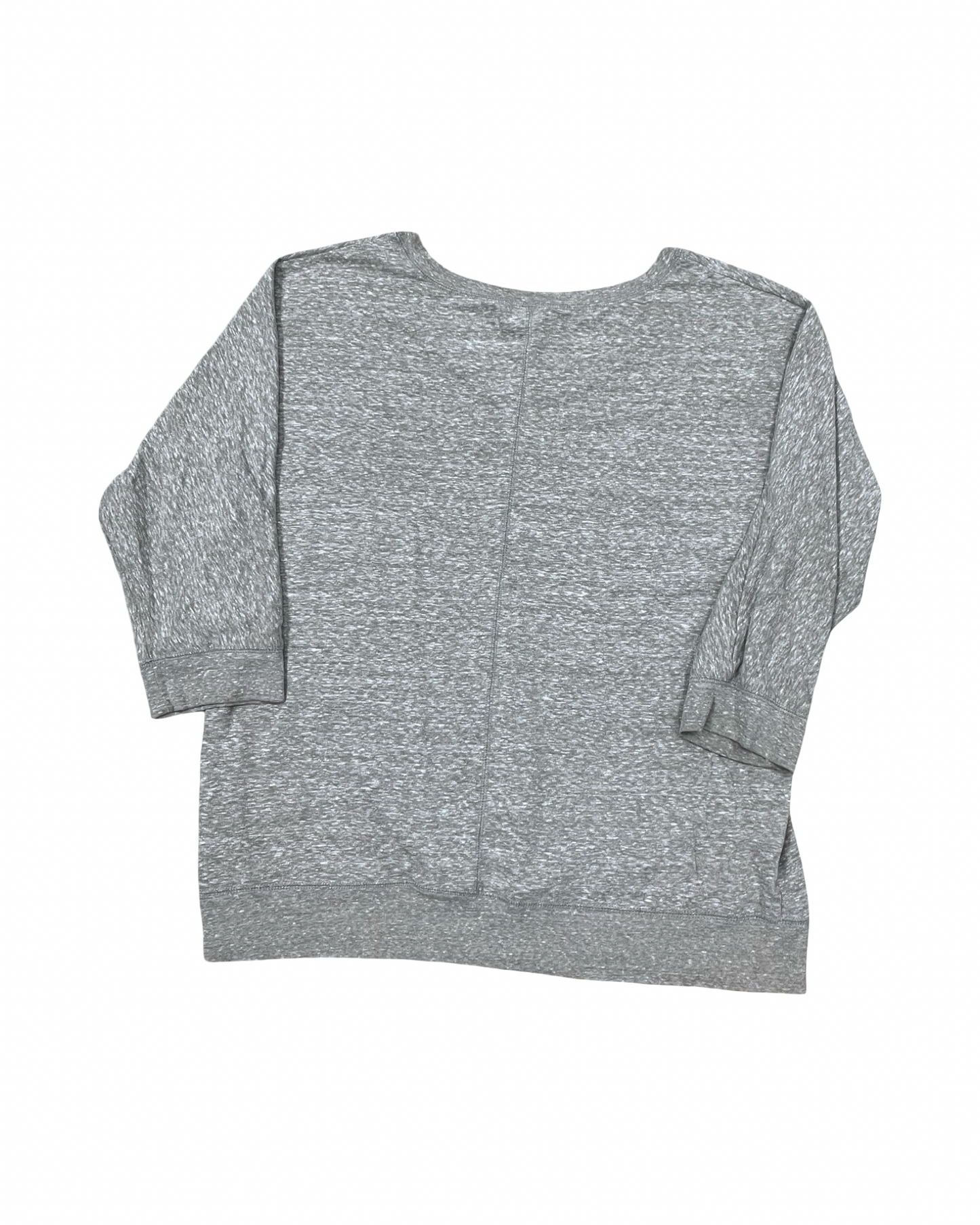 Top 3/4 Sleeve By A Beautiful Soul In Taupe, Size:Xl