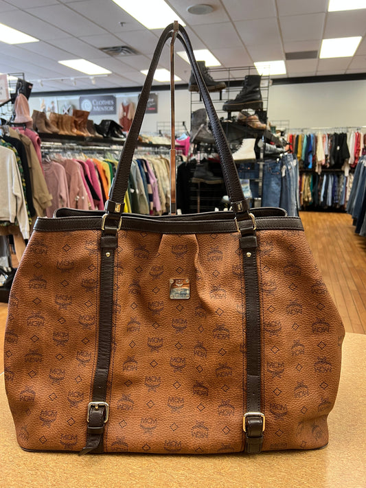 HANDBAG LUXURY DESIGNER by MCM In BROWN, Size: LARGE