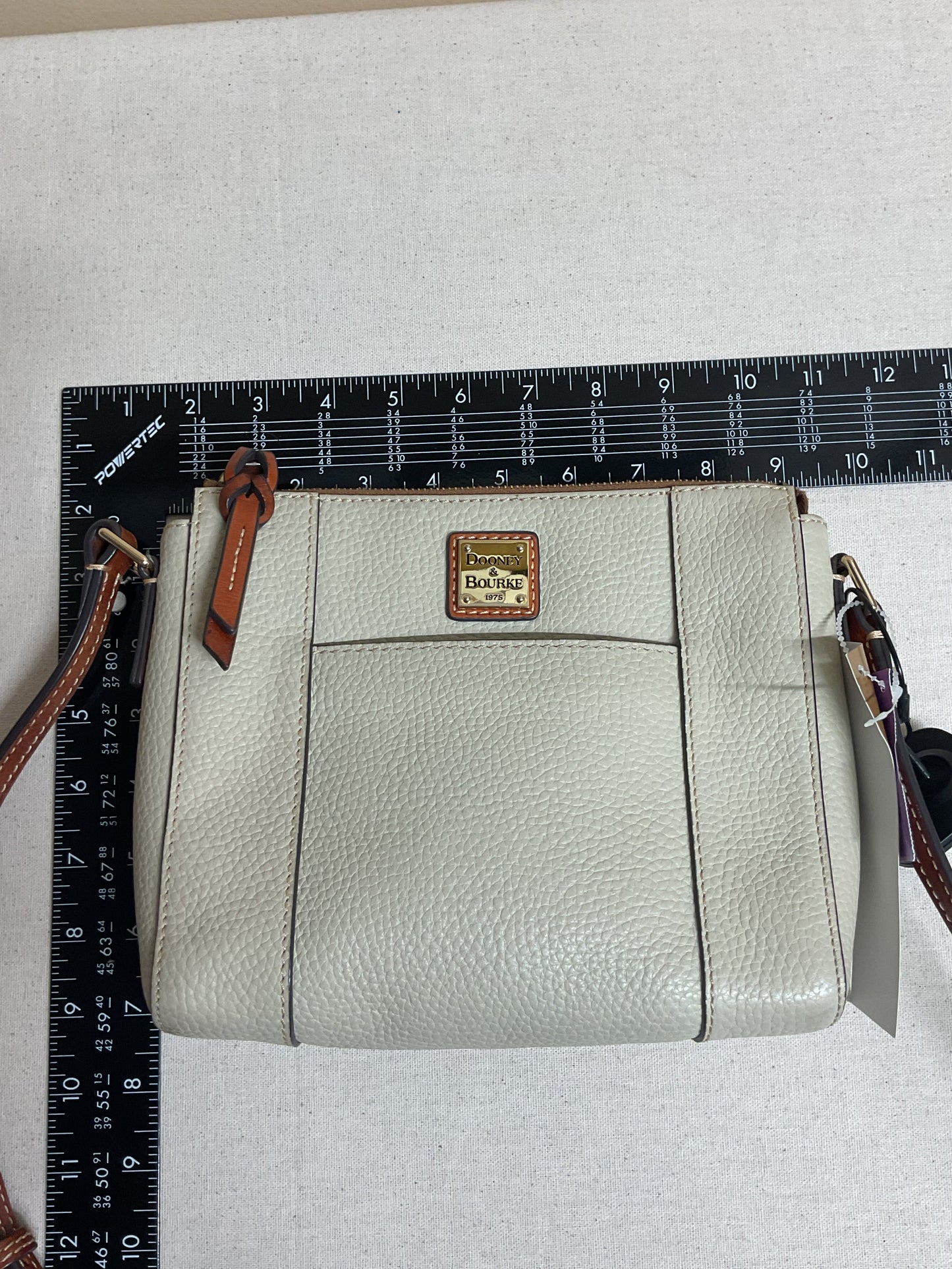 Crossbody Designer By Dooney And Bourke In Cream, Size:Medium