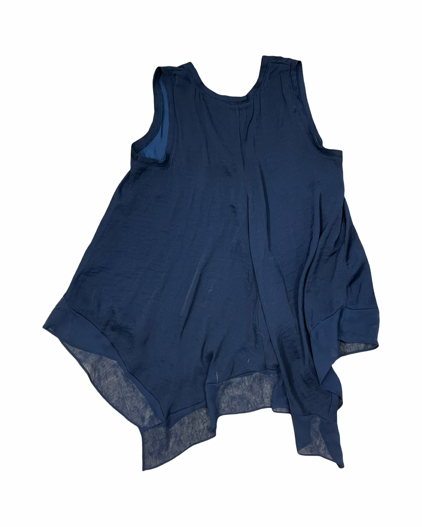 Top Sleeveless By Simply Vera In Navy, Size:S