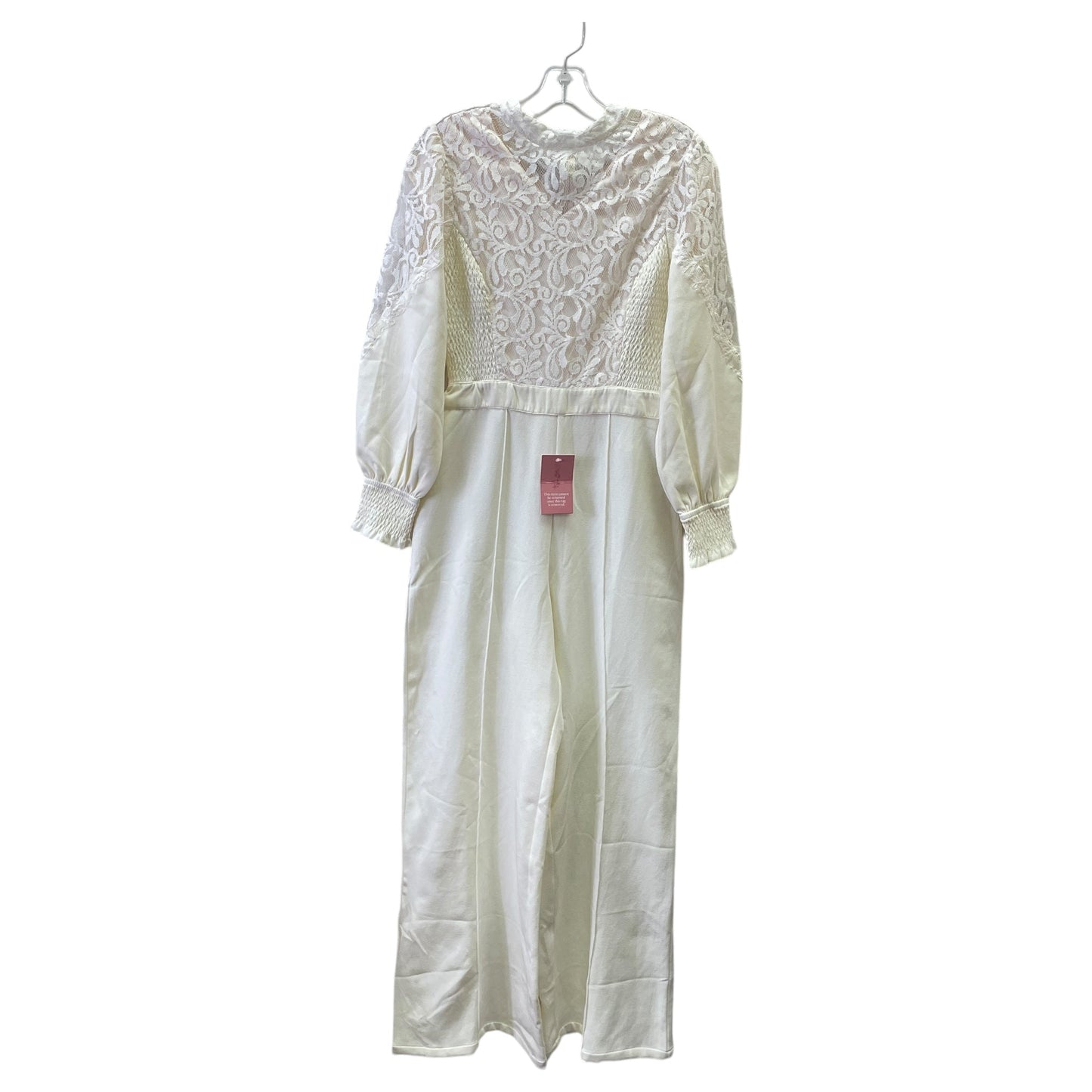 Jumpsuit By IVY CITY CO In Cream, Size:S