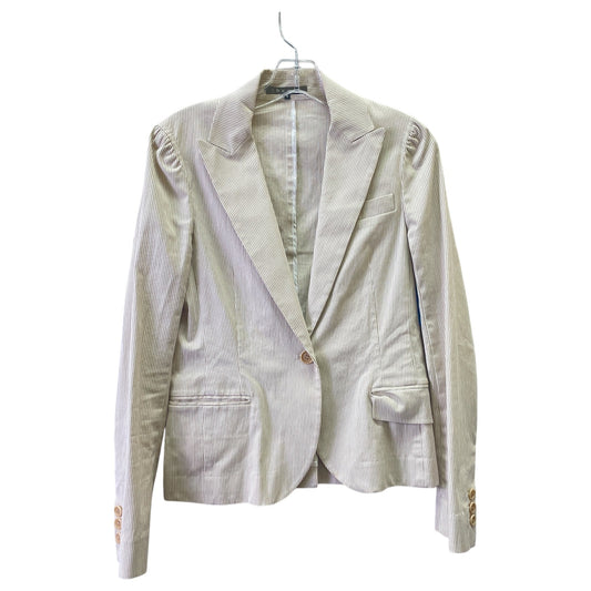 Blazer By Theory In Tan & White, Size:M
