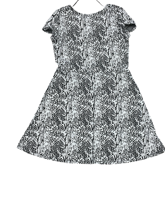 Dress Work By Como Vintage In Black & Cream, Size:M