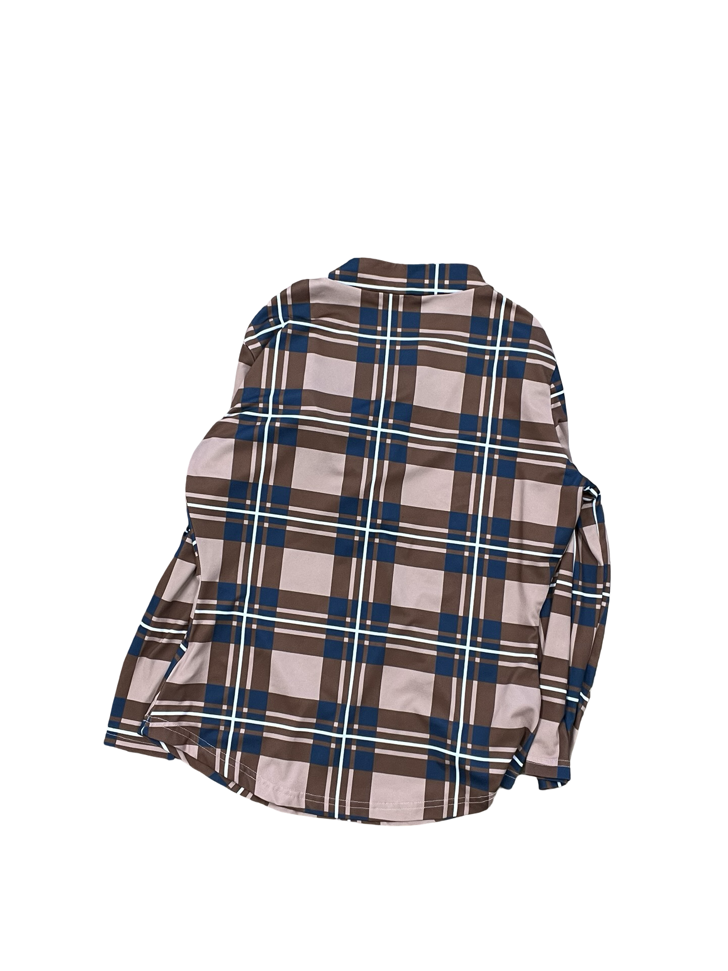 Top Ls By Shein In Blue & Brown, Size:M