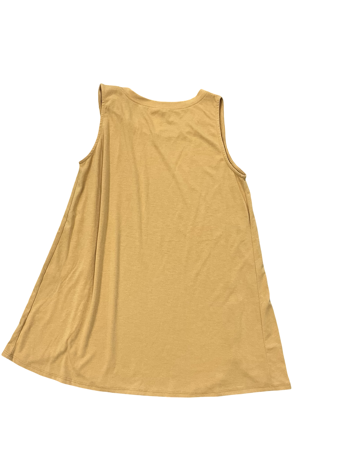 Top Sleeveless By Clothes Mentor In Gold, Size:M