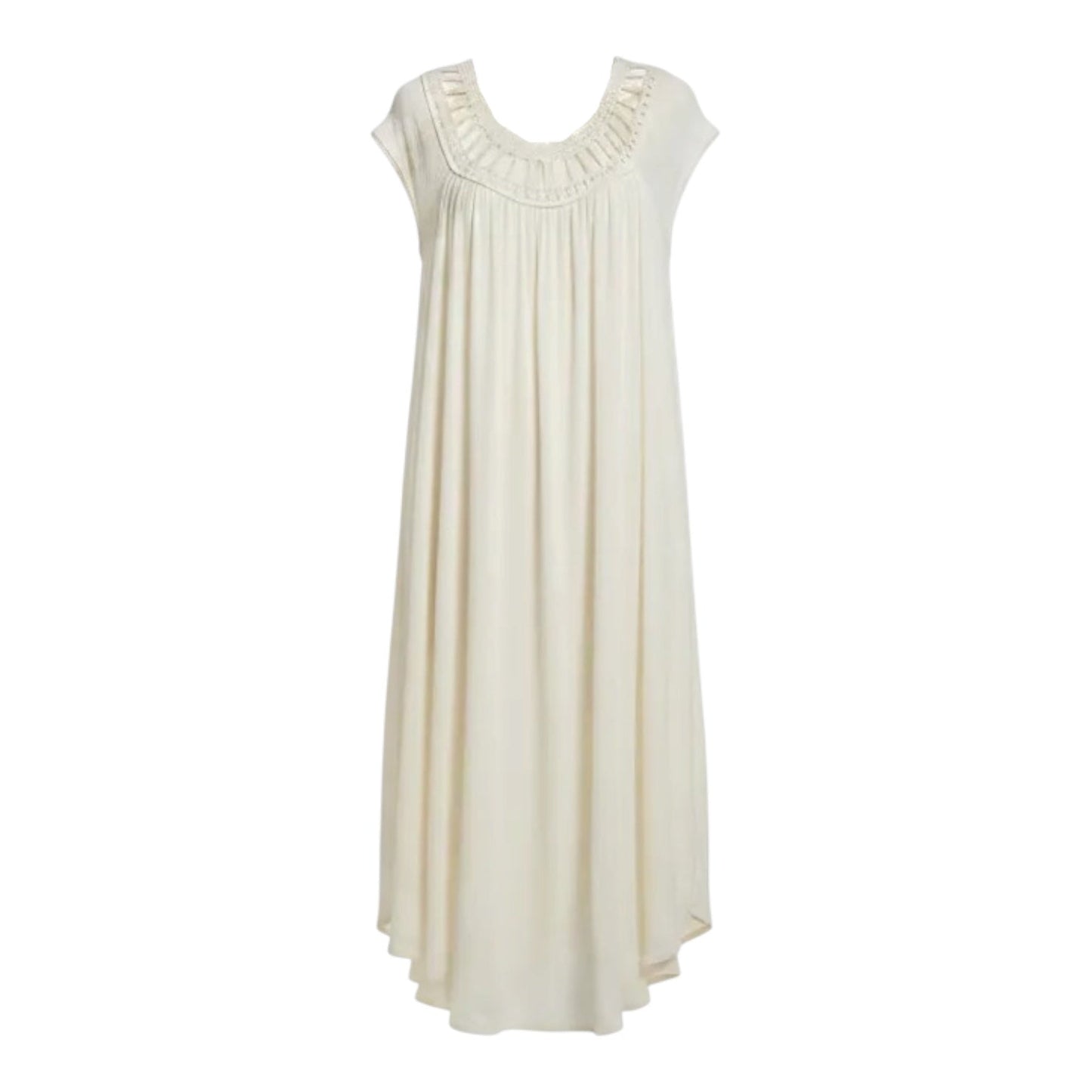 Sundancer Crochet Dress By Free People In Cream, Size: L