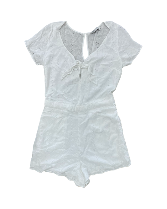 Romper By Hollister In White, Size:M