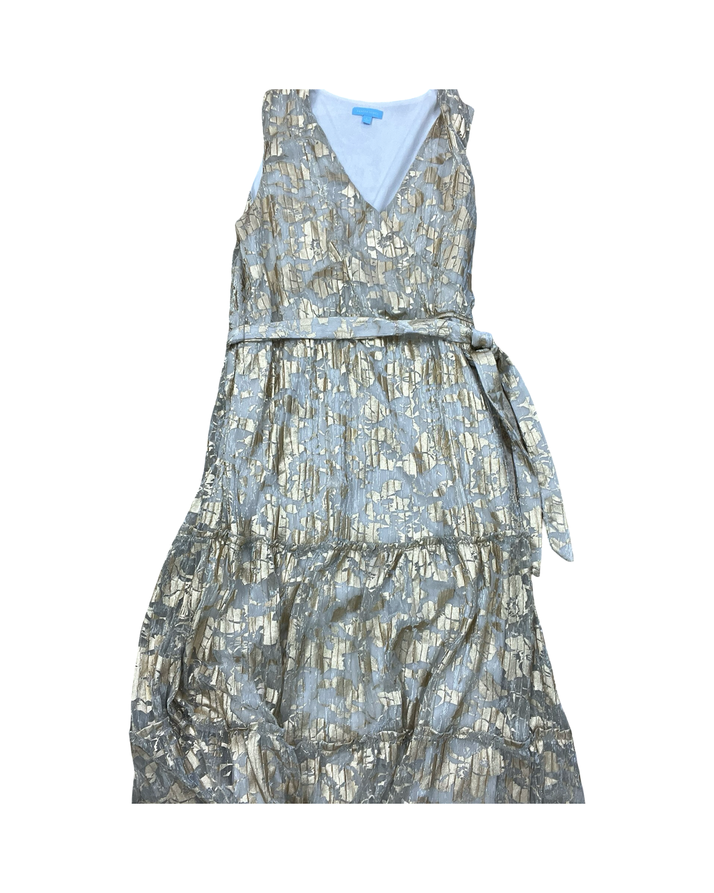 Dress Party Long By Draper James In Gold & Grey, Size:L