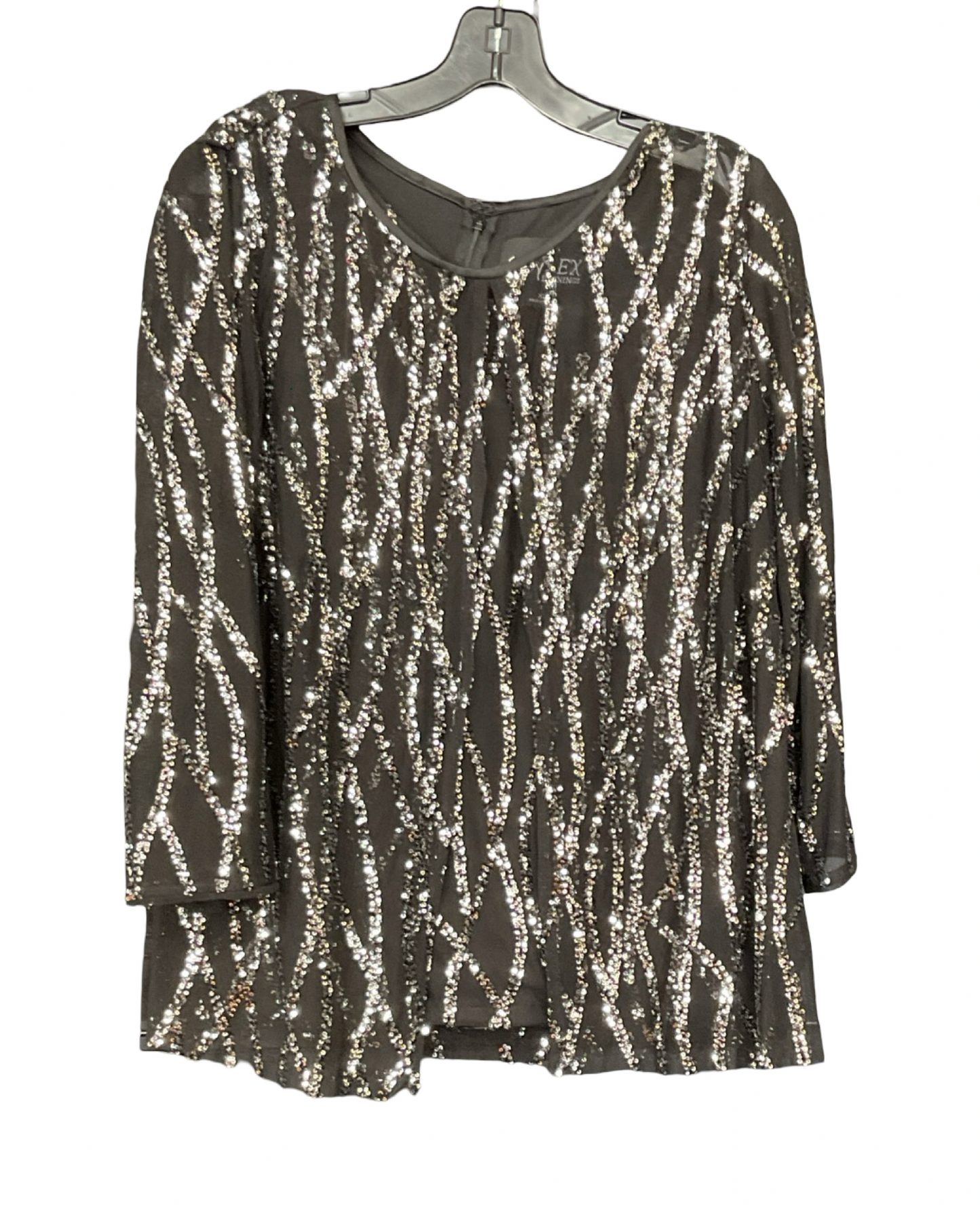 Top Ls By Alex In Black, Size:Xl