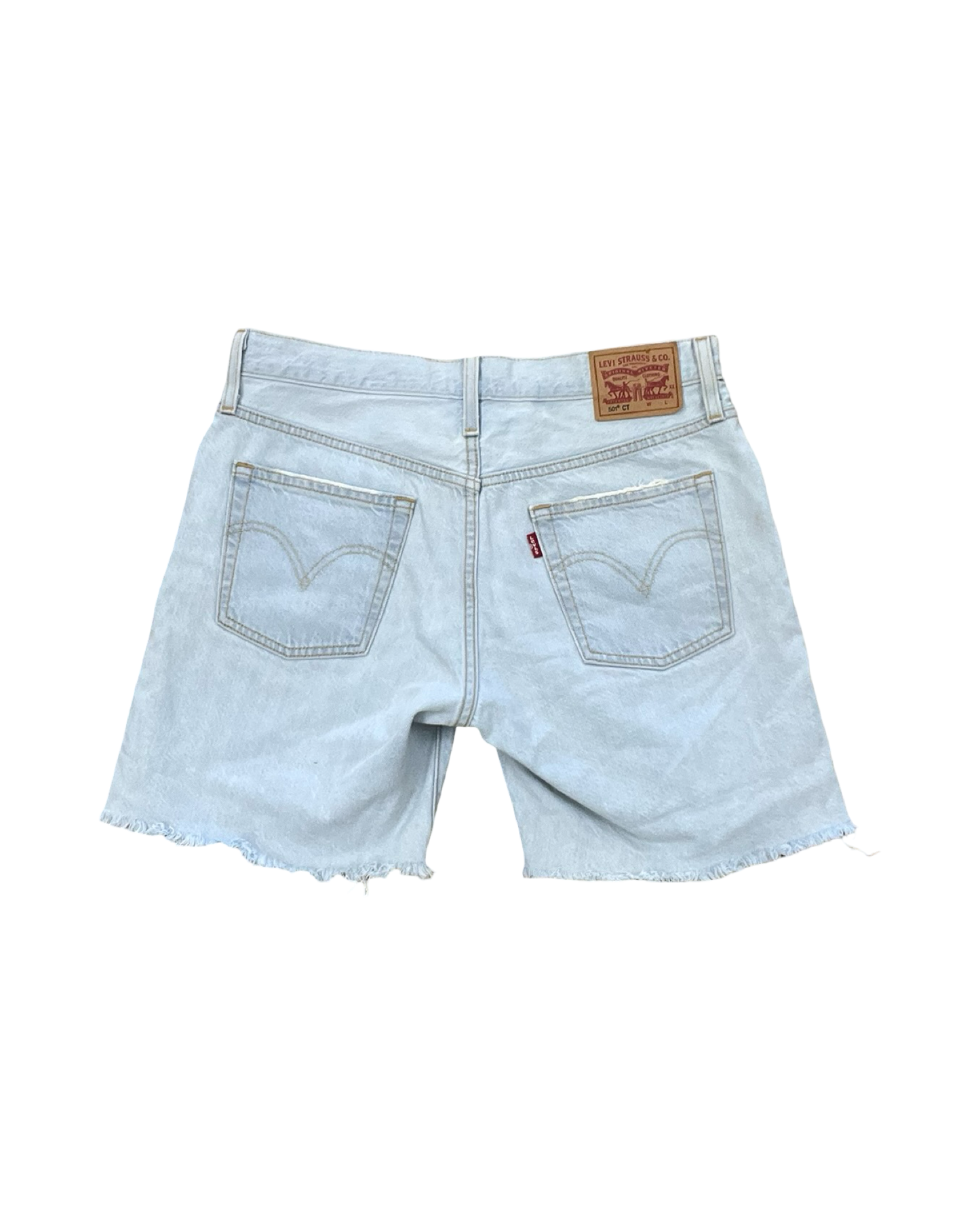Shorts By Levis In Blue Denim, Size:2