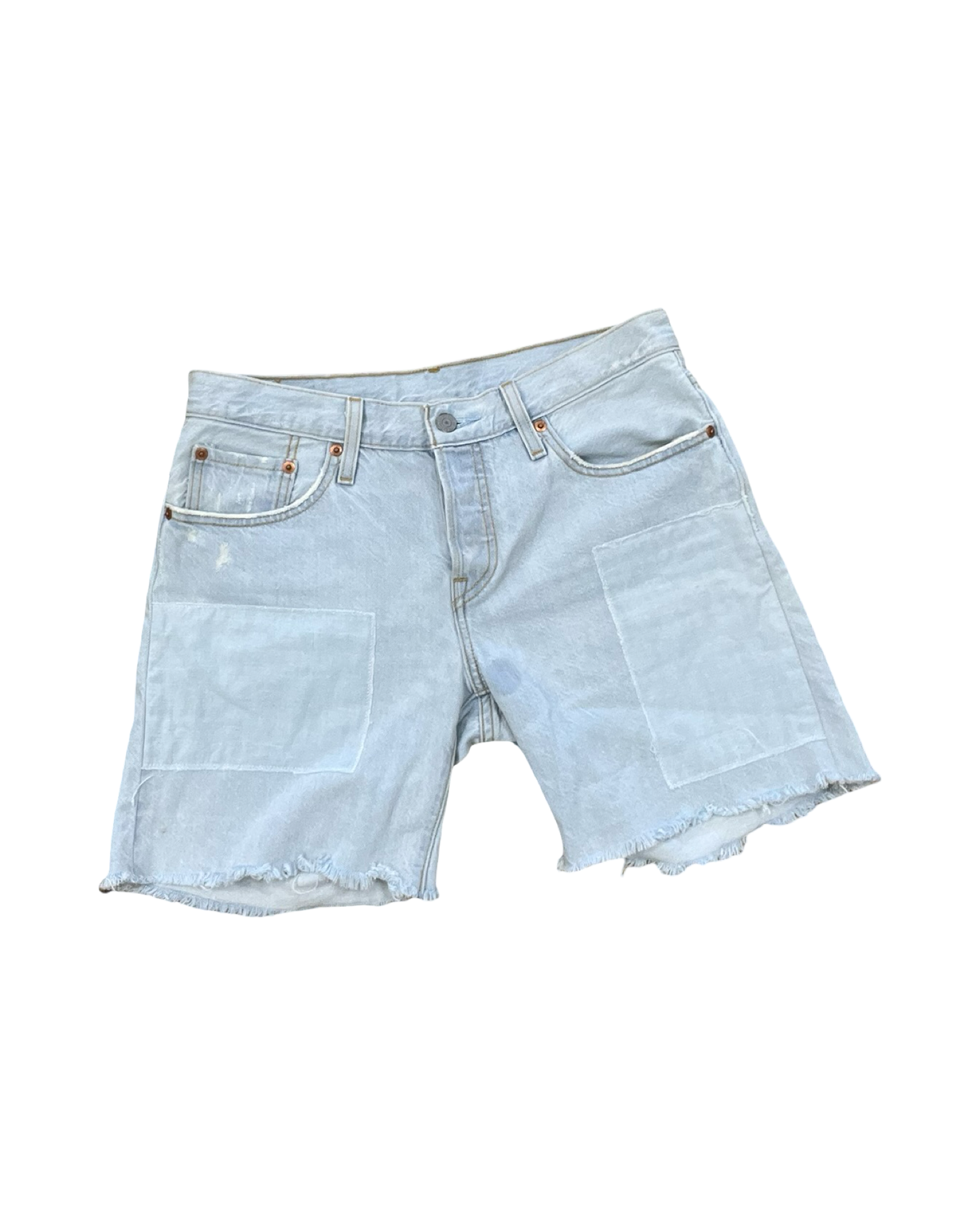 Shorts By Levis In Blue Denim, Size:2